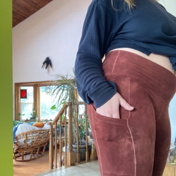 Calico alchemy magnolia pocket leggings M terry - Picture 10 of 10